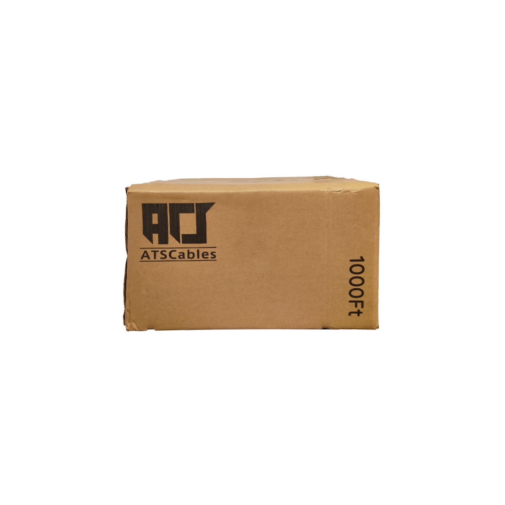 CAT6 Plenum Ethernet Cable 1000FT, 23AWG 550MHz UTP Blue