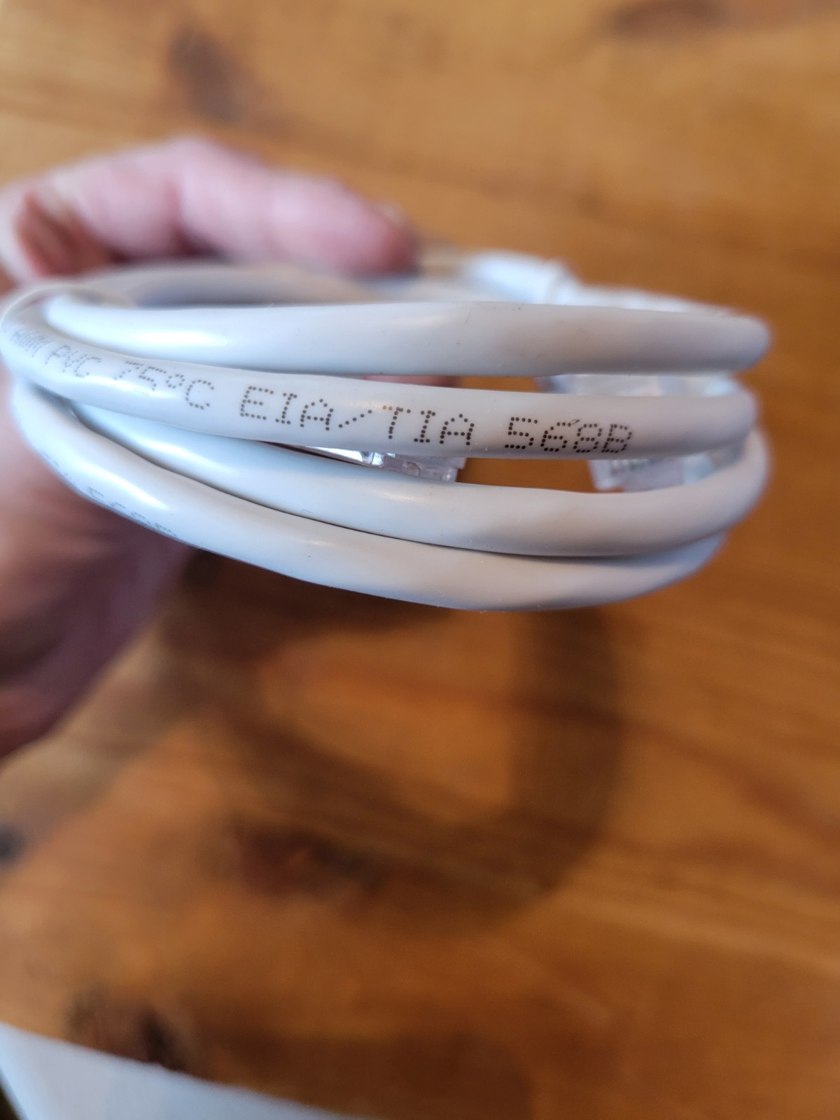 Cat 5E Ethernet Patch Cable 4ft Grey 24AWG/4PRS EIA/TIA