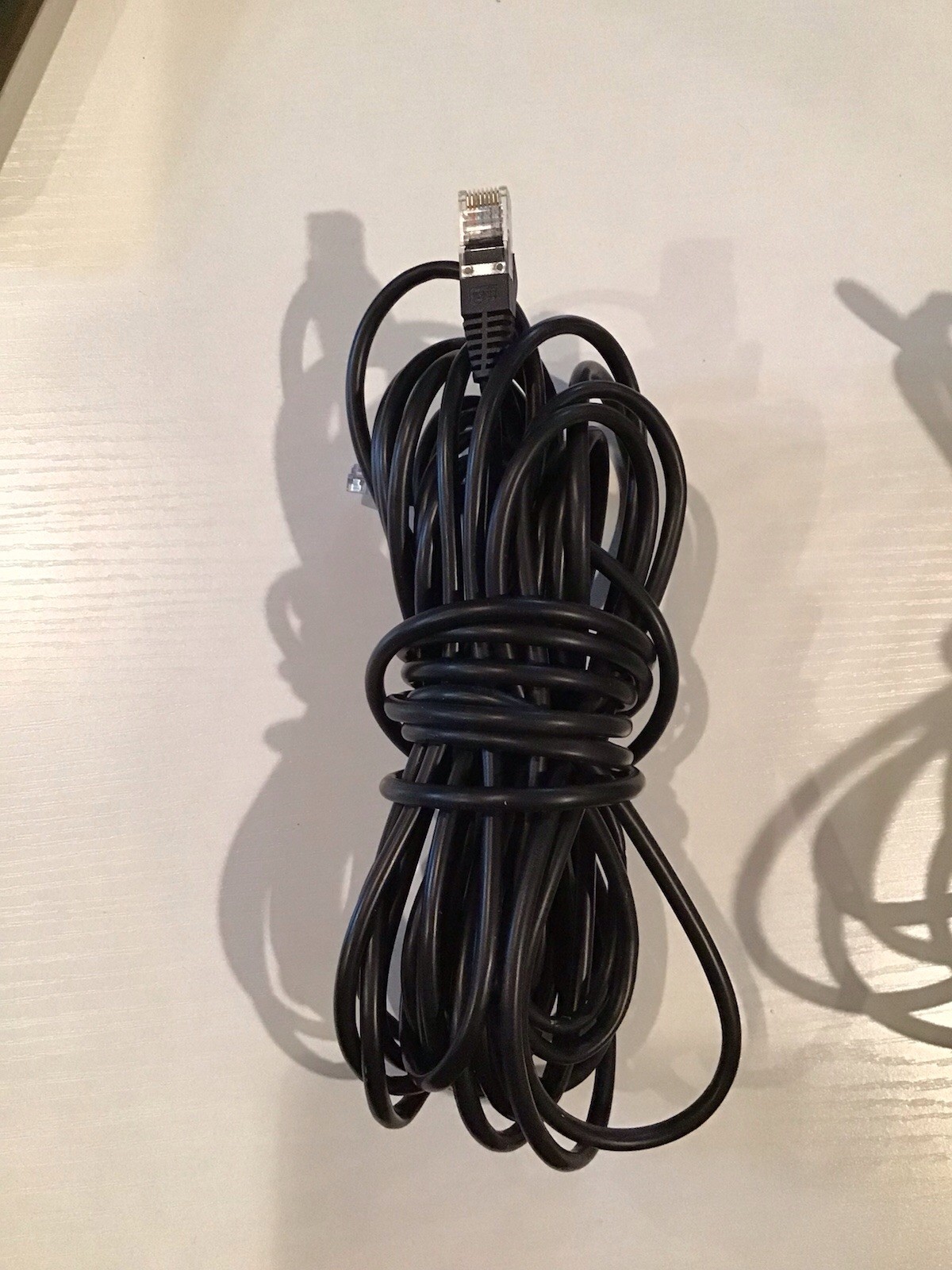 Cat6 Patch Cable 4PR ROHS Fousing Black 14’