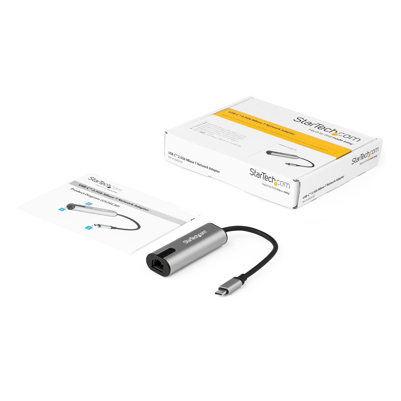 StarTech USB 3.0 Type-C to 2.5 Gigabit Ethernet Adapter US2GC30