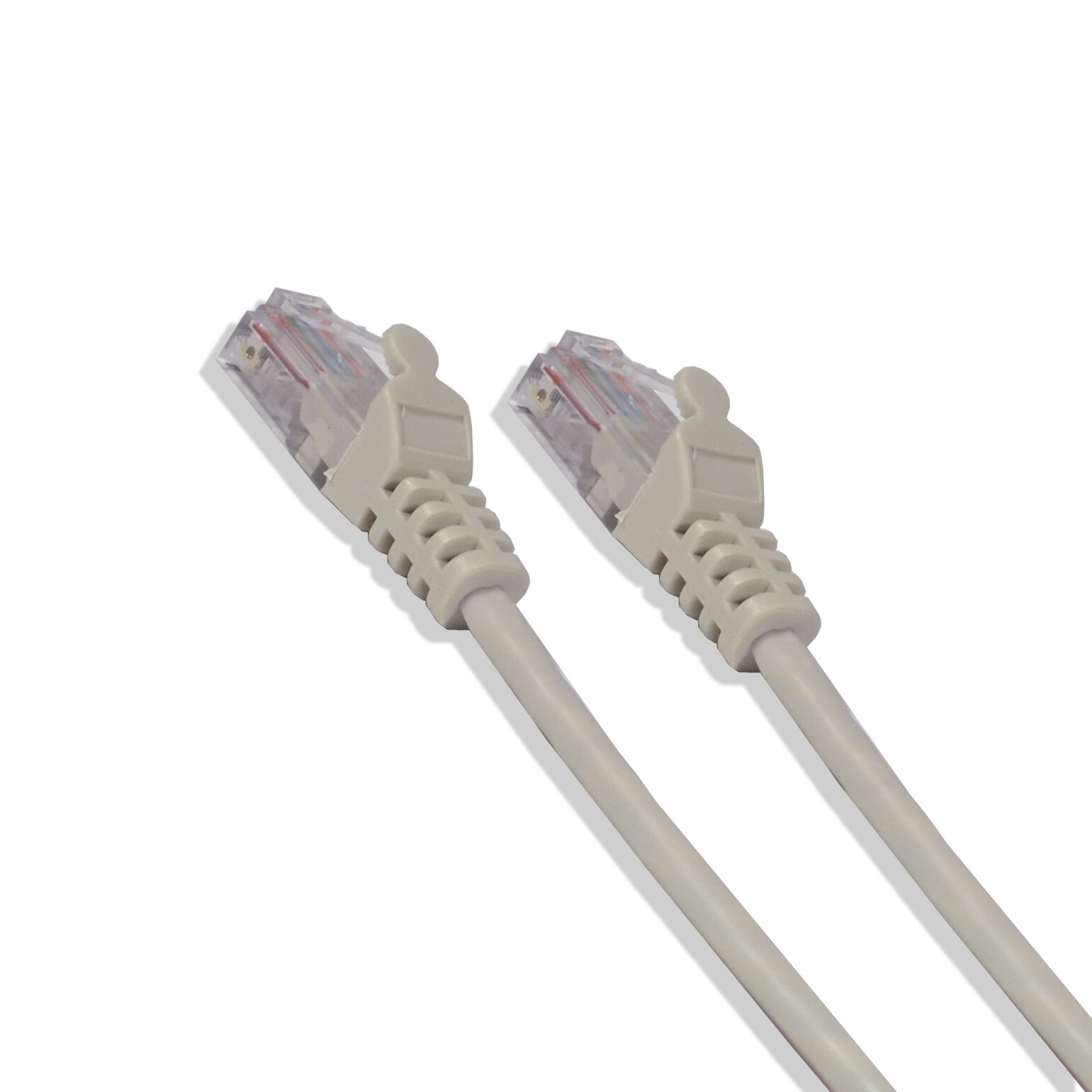 10ft Cat5e Cable Ethernet Lan Network RJ45 Patch Cord Internet Gray (50 Pack)
