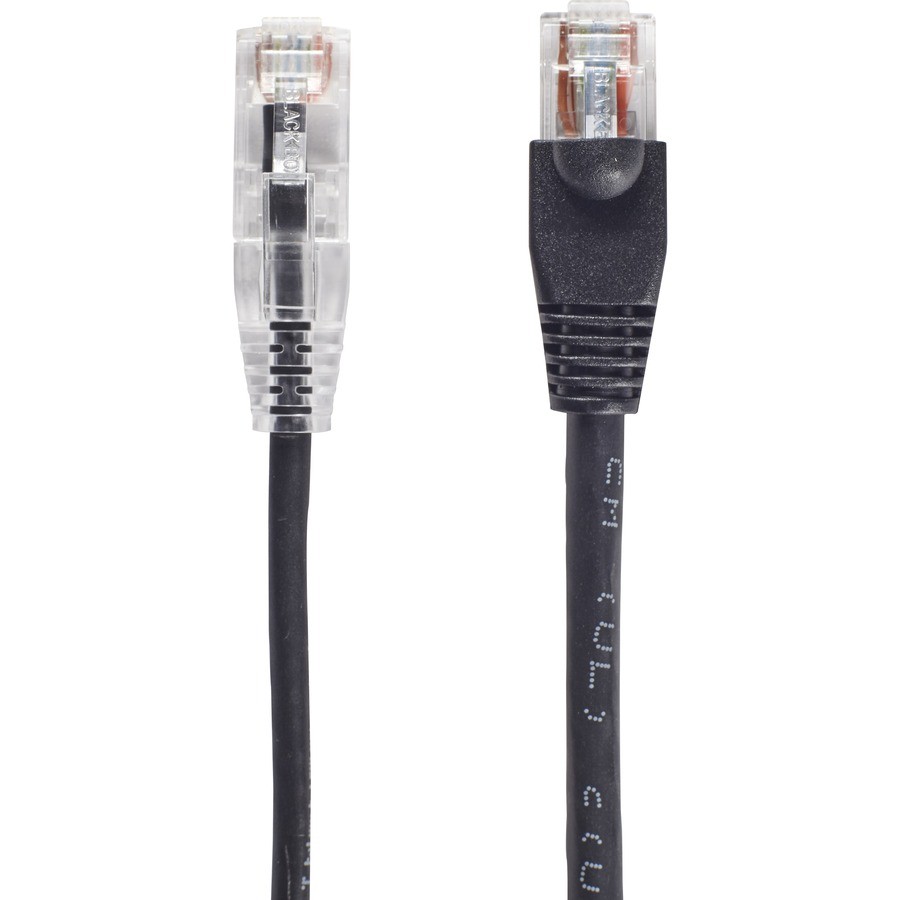 Black Box Slim-Net Cat.6a UTP Patch Network Cable (C6APC28BK12)