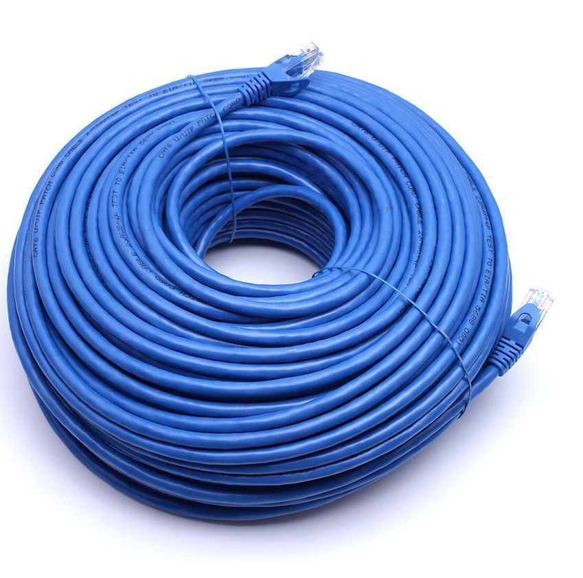 150FT CAT6 Cable Ethernet Lan Network CAT 6 RJ45 Patch Cord Internet Blue NEW