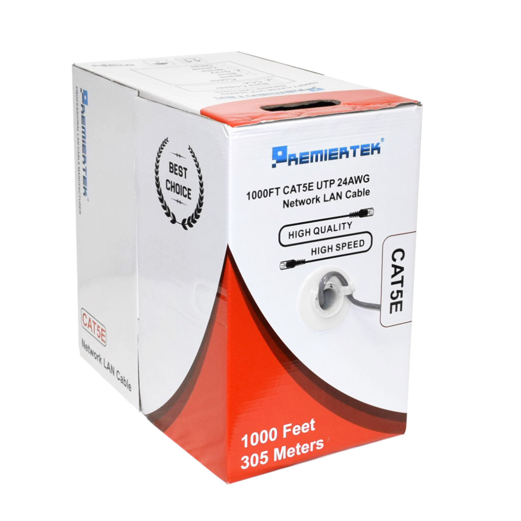 CAT5E Cable 1000FT UTP Network Ethernet CAT5 Bulk Wire RJ45 Lan NEW On Sale
