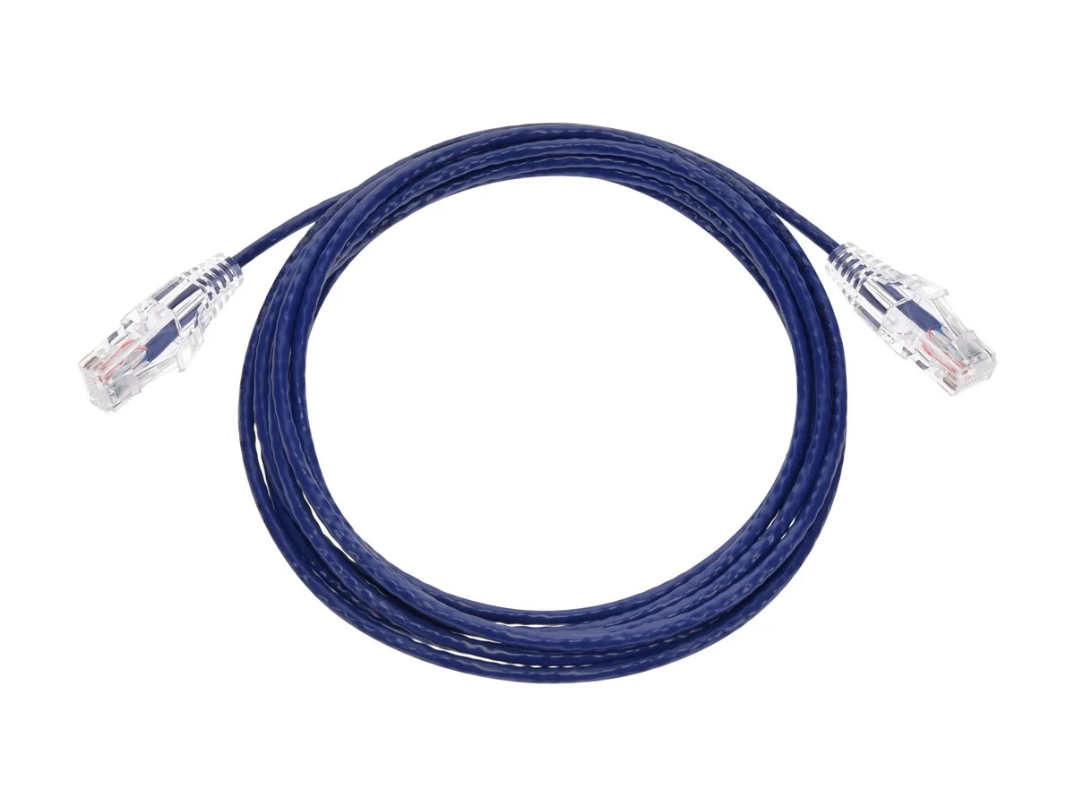 Monoprice Cat6 Ethernet Patch Cable – 10 feet – Purple | Snagless RJ45 Stranded