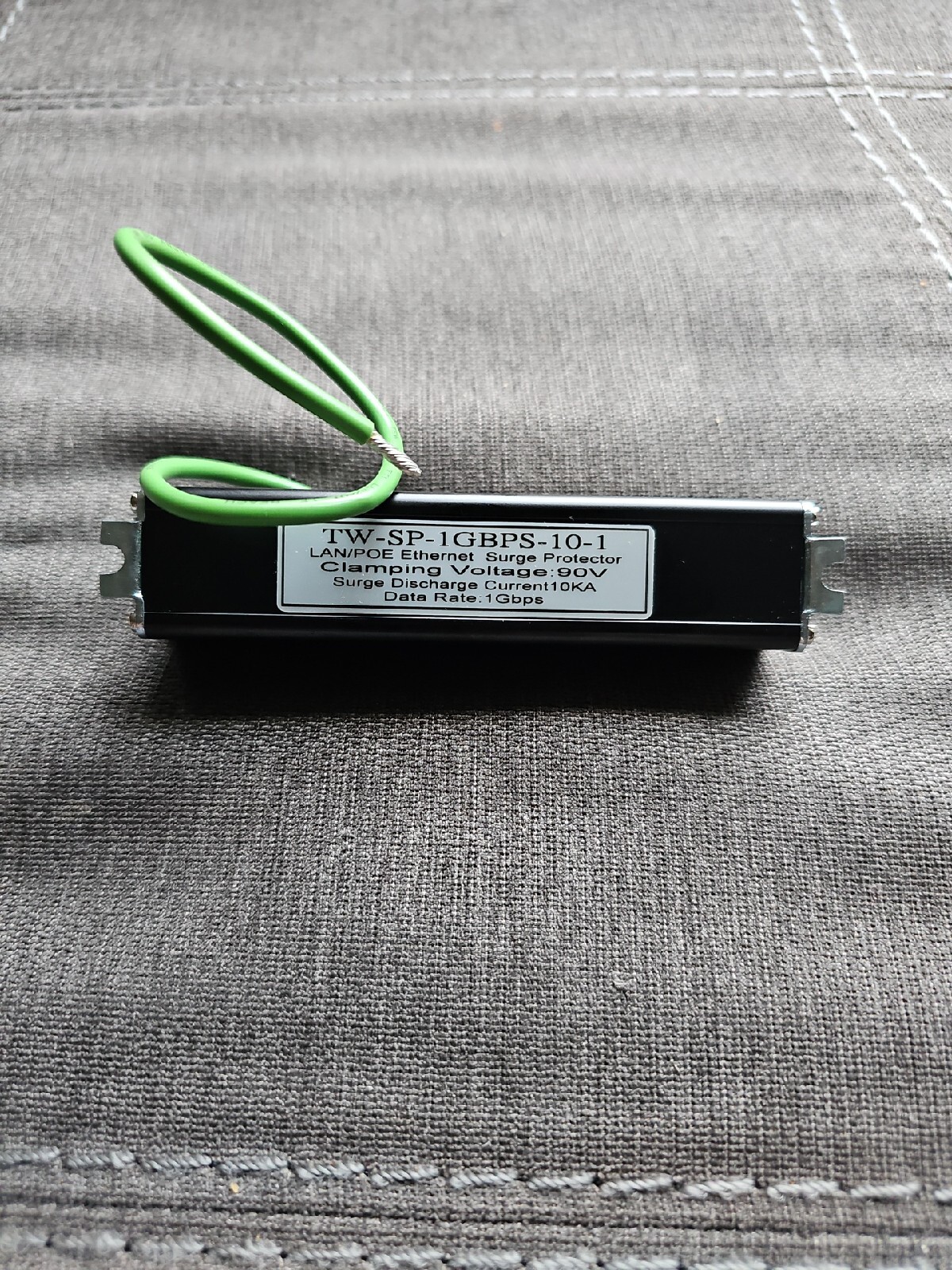 Terrawave Solutions 378084 TW-SP-1GBPS-10-1 LAN/PoE Surge Protector Ethernet