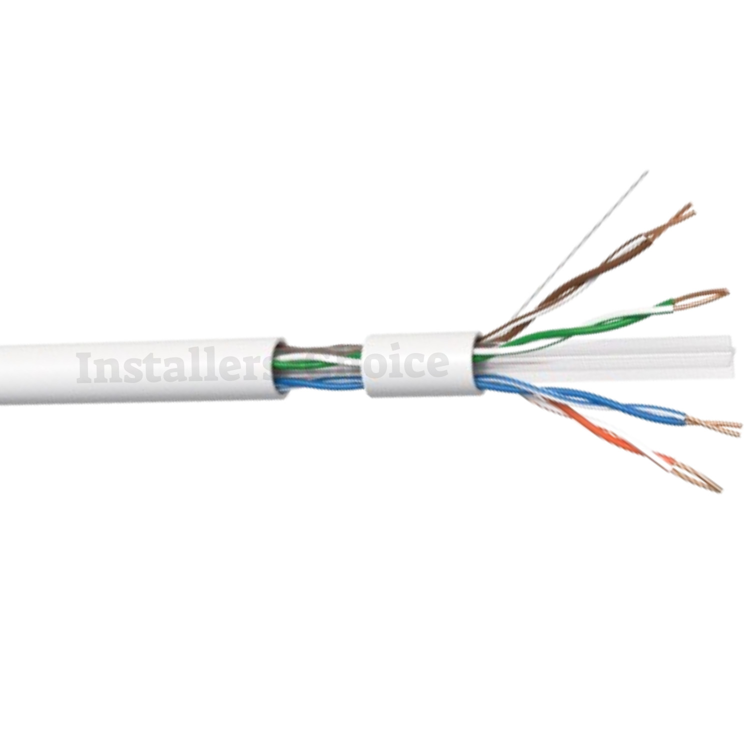 Cat6 1000FT CCA UTP Solid White Ethernet Cable – LAN Network Bulk 23 AWG RJ45