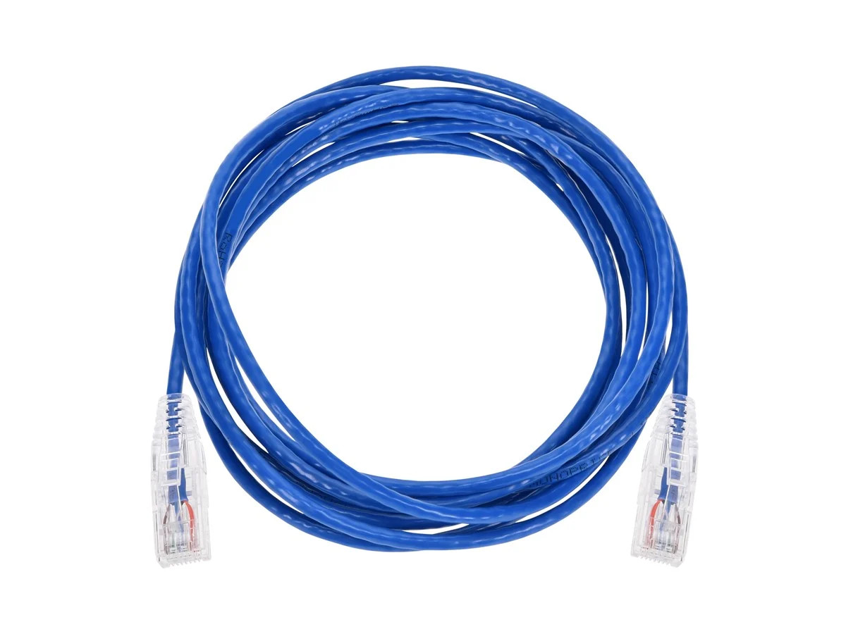 Monoprice Cat6 Ethernet Patch Cable – 10 feet – Blue | Snagless RJ45 Stranded
