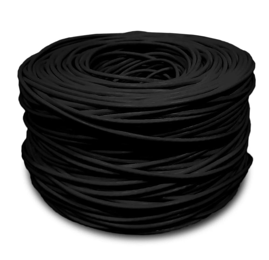 CAT5e Ethernet Cable 1000ft 24AWG Solid CCA UTP Network LAN Wire White Box
