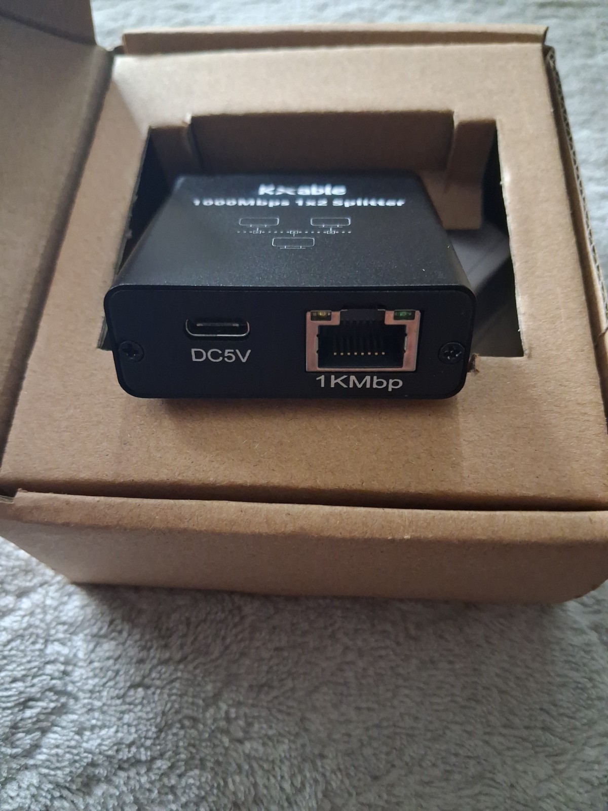 Ethernet Splitter RJ45 To Usb C