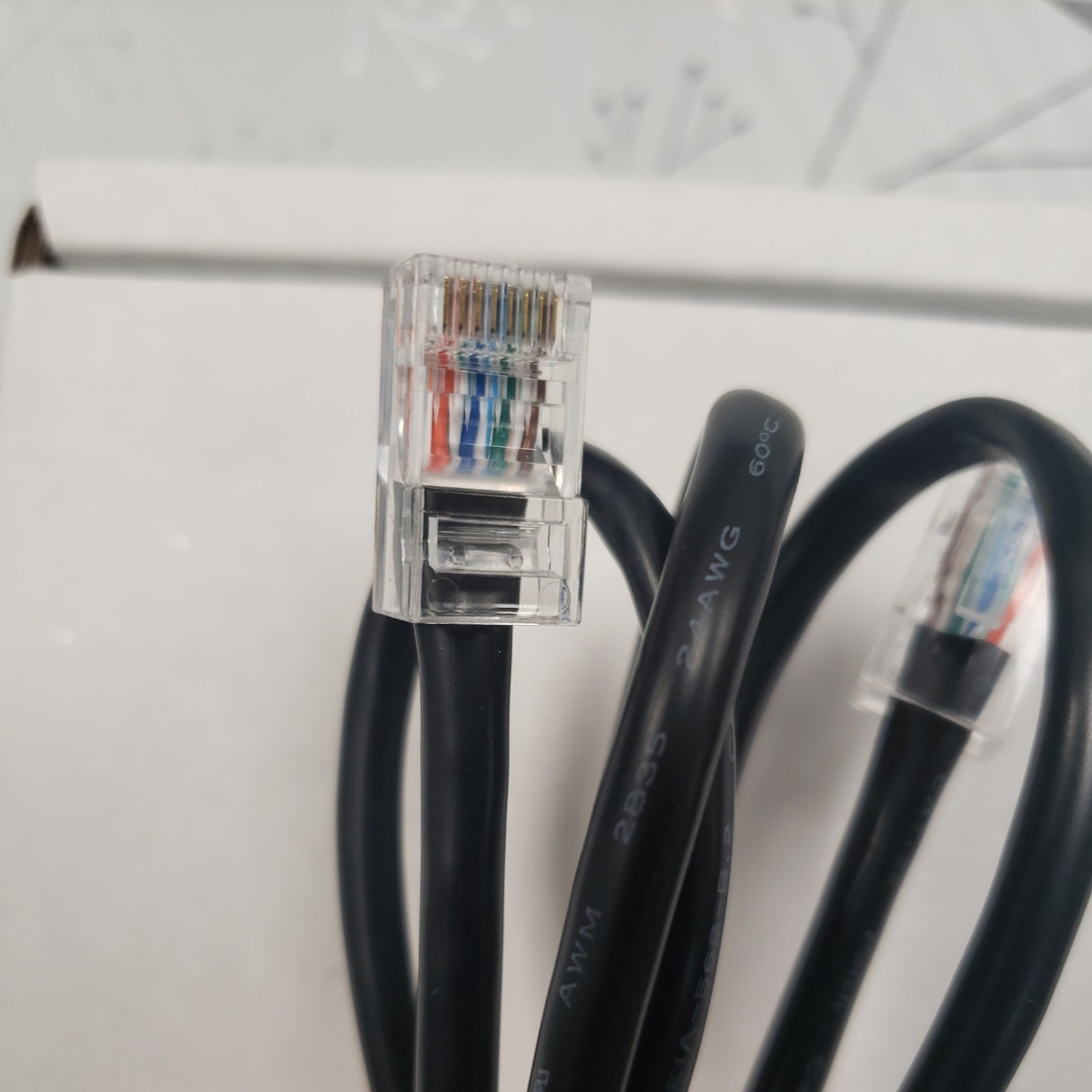 CAT5e Cable 6ft ~ TIA/EIA-568B.2 UTP~ 60° CM 24AWG ~ C-UL E201854-B ETL Verified