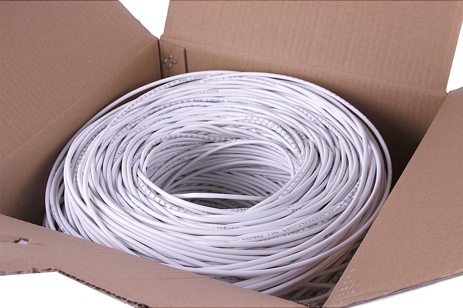Cat5e 1000 Ft 24AWG UTP 4 Twisted Pair Ethernet Router LAN Cable Wire Pull Bo…