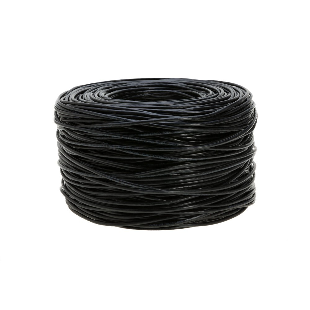 CAT6 Outdoor Cable UTP 23AWG Ethernet Solid Wire UV Rated Direct Burial 500FT
