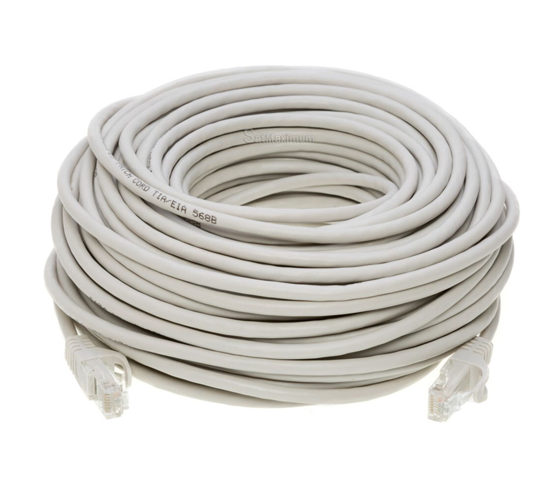 CAT6e / CAT6 Network Patch Cable RJ-45 Ethernet LAN Cable Gray 25FT – 200FT LOT