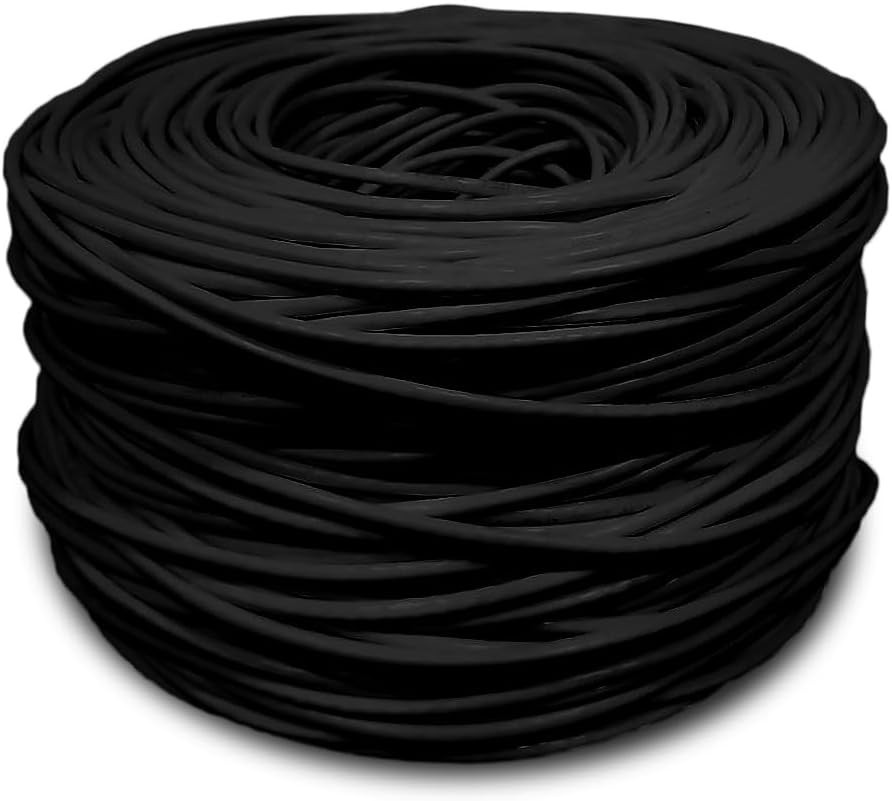 Durable Ethernet Cable – 24AWG, Black