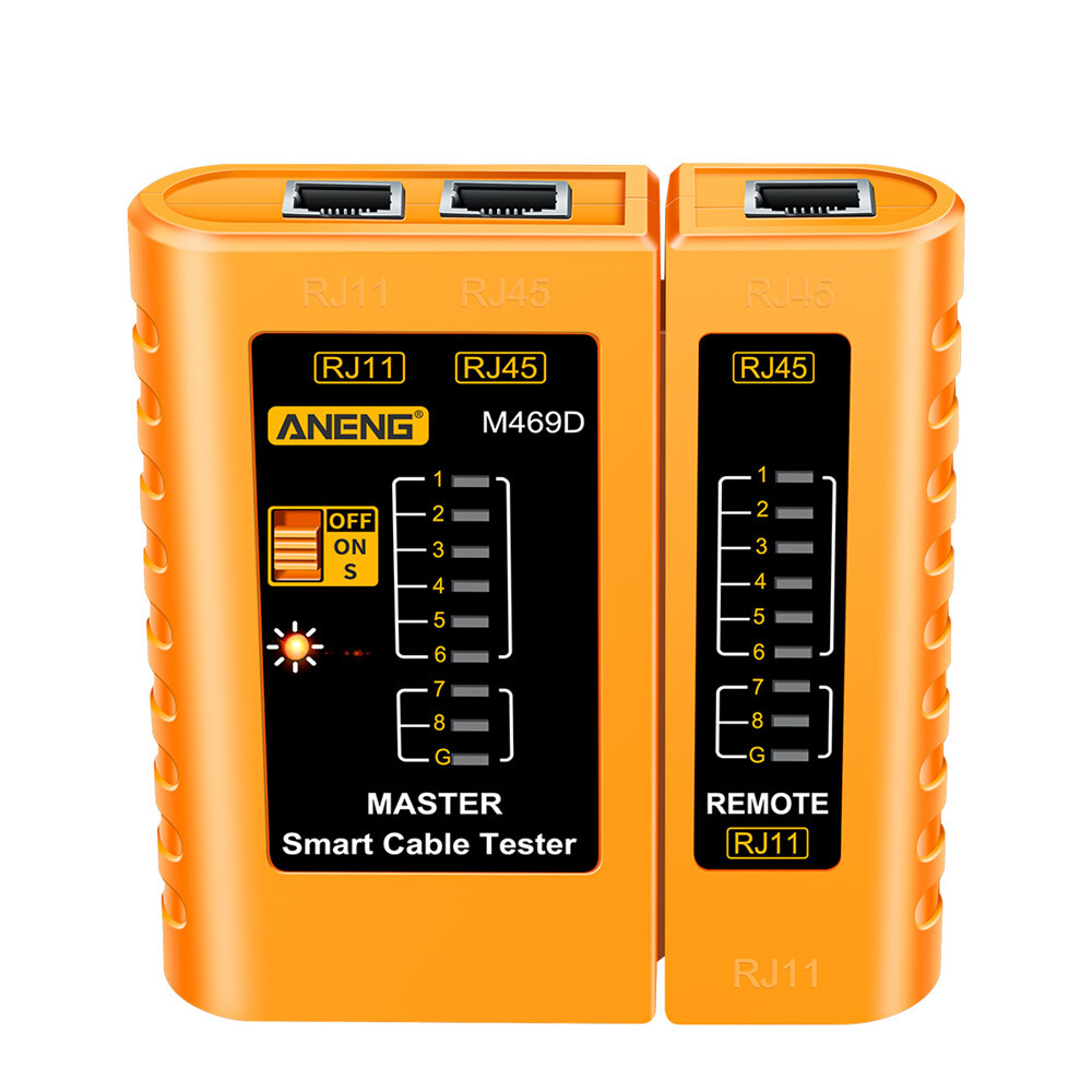 Networks Cable Tester Ethernet RJ45 RJ11 LAN Wire Telephone Cable Testing Tool