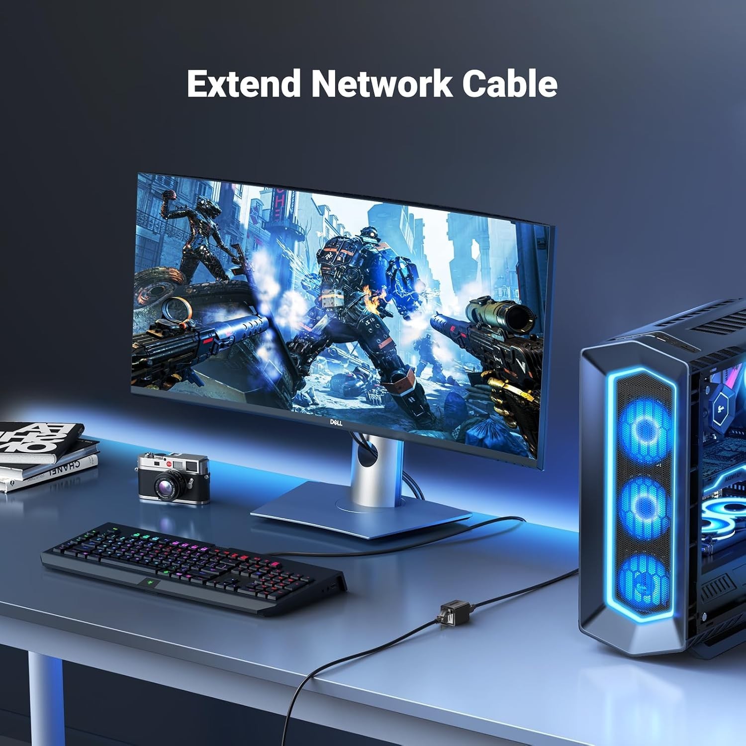 10Gbps Ethernet Extender with Aluminum Alloy Shell – 328ft Connectivity Solution