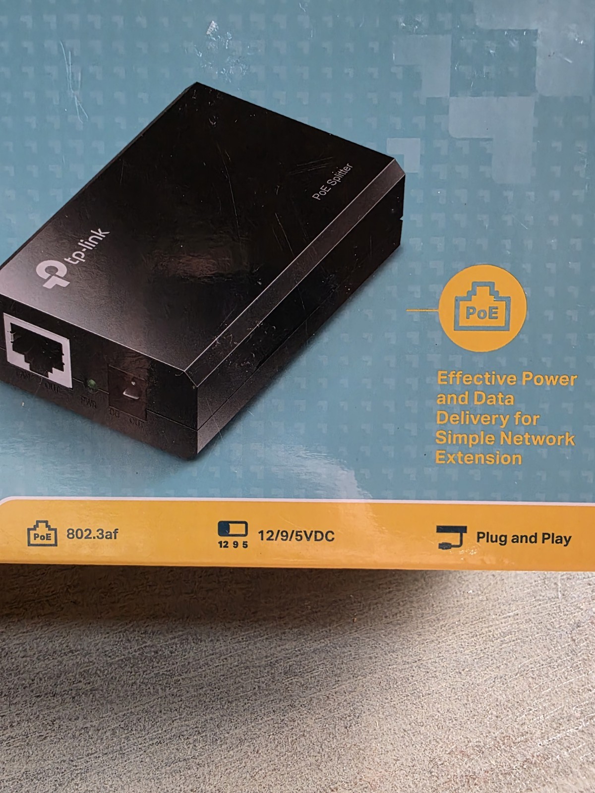 Tp Link TLPOE10R Ethernet Injector NEW