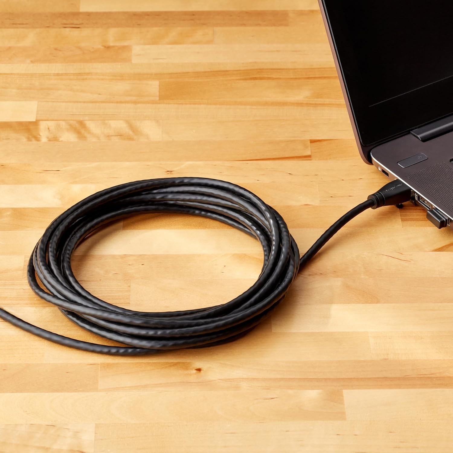 Universal 14 Foot Cat-6 Ethernet Cable Black for High Speed Internet Connection