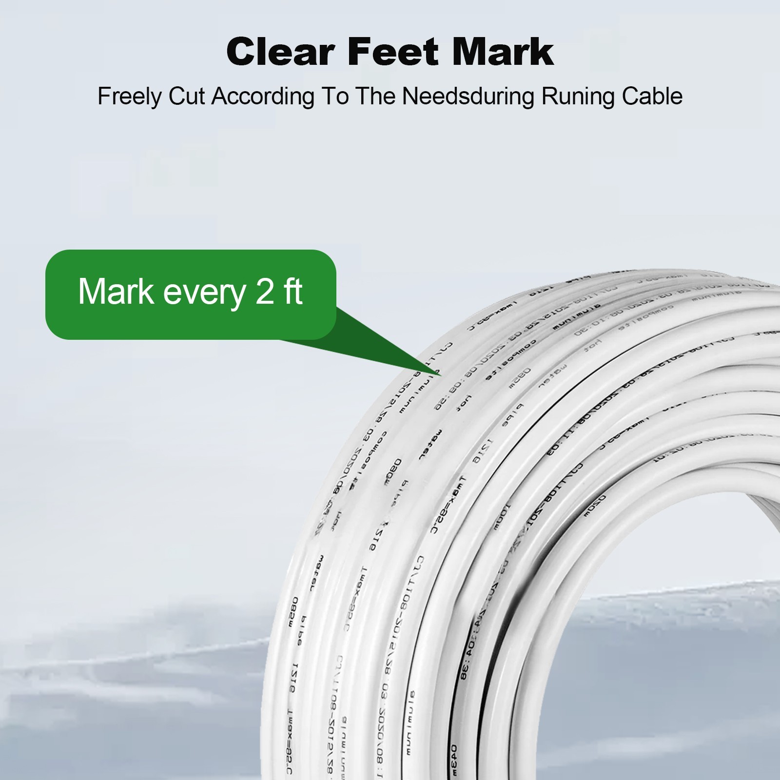 1000ft Cat6 Ethernet Cable 23AWG Solid Coppe UTP 550MHZ Network Bulk Wire Lan