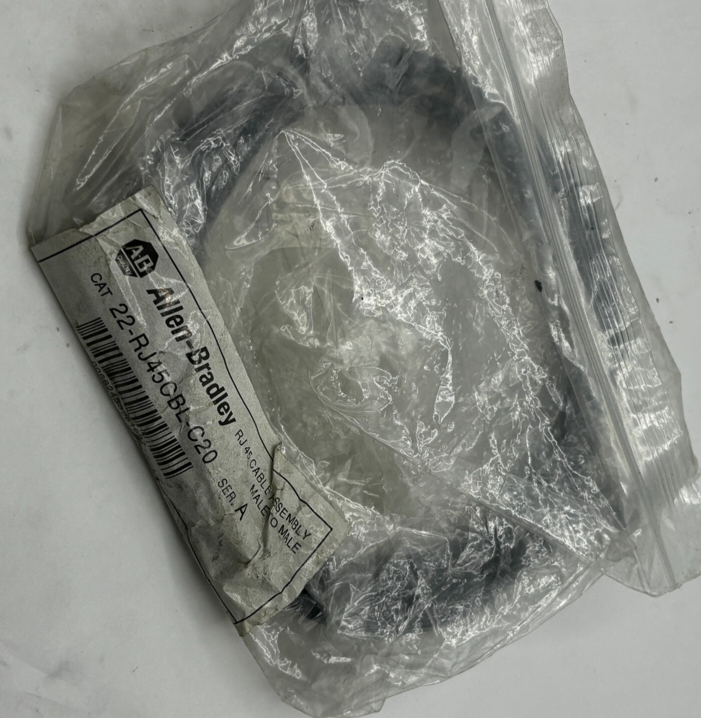 Allen-Bradley 22-RJ45CBL-C20. RJ45 Male to Male Cable **FREE SHIPPING**✅