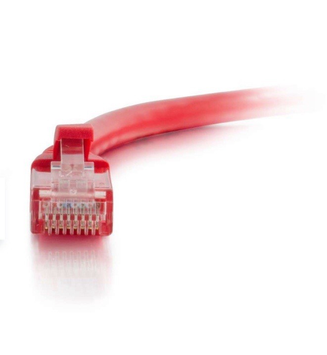 C2G Legrand Cat6 Ethernet Cable, Snagless Unshielded , Red, 14 Foot UTP, 27184