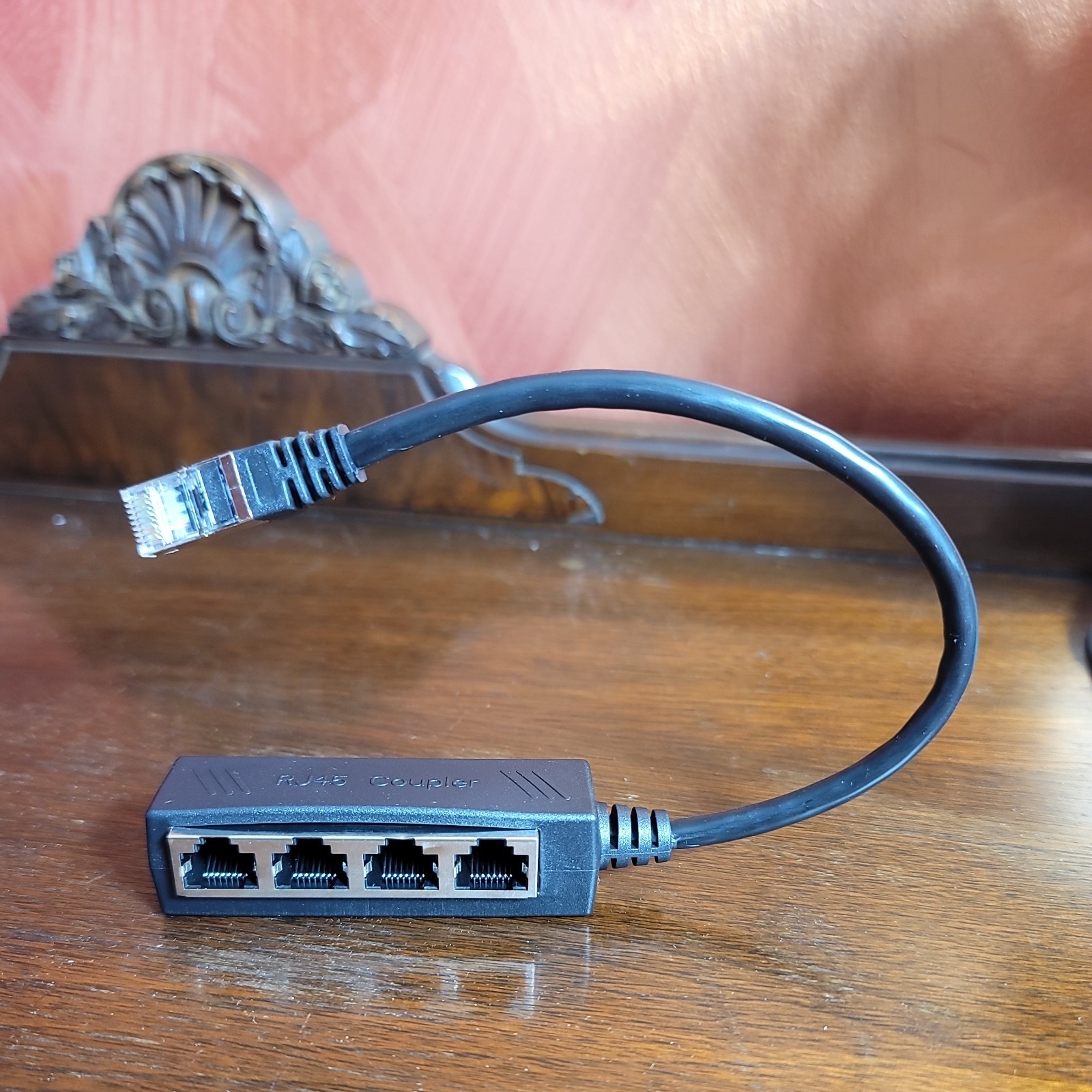 Ethernet Splitter 1 To 4 RJ45 LAN Port Internet Cable Adapter Connector