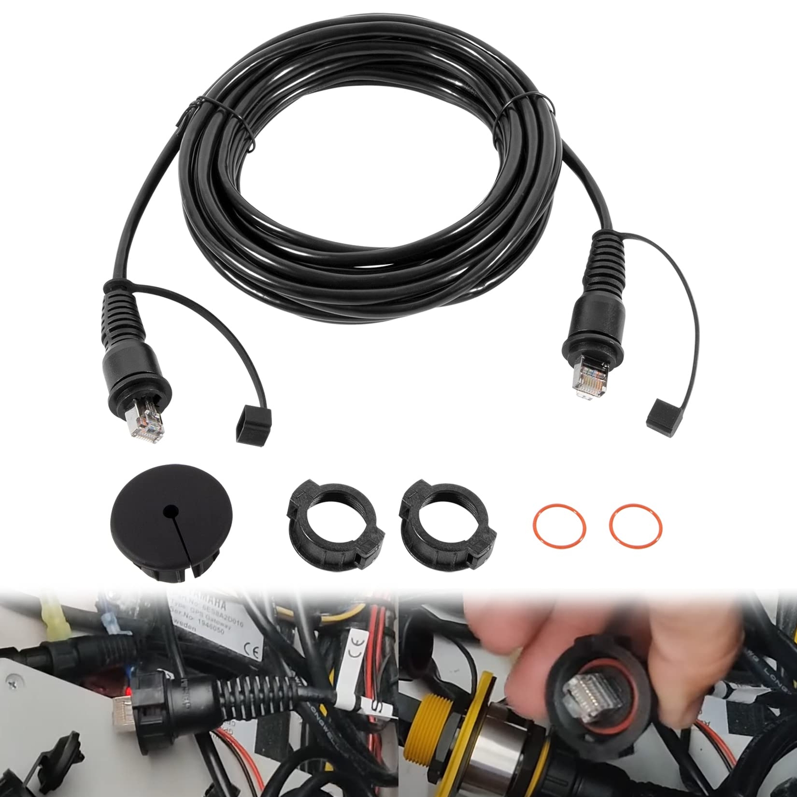 010-10551-00 Marine Network Cable 20 Feet RJ45 Compatible with Garmin Devices