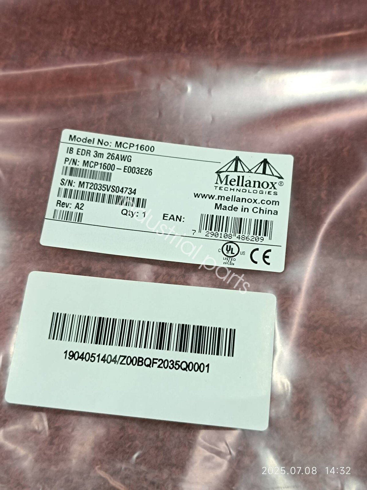 1PC Mellanox MCP1600-E003E26 QSFP28 IB EDR up to 100Gbs 3M NEW Fedex or DHL