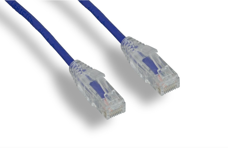 Slim Cat6 UTP Patch Cord Cable 3.6mm OD 1ft 2ft 3ft 5ft 7ft 10ft lot of 1, 5,10