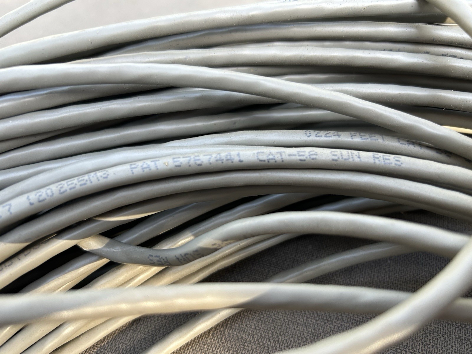General Cable Cat5e CMX Outdoor-CMR 4PR 24AWG 100+ Feet Exact Length Unknown