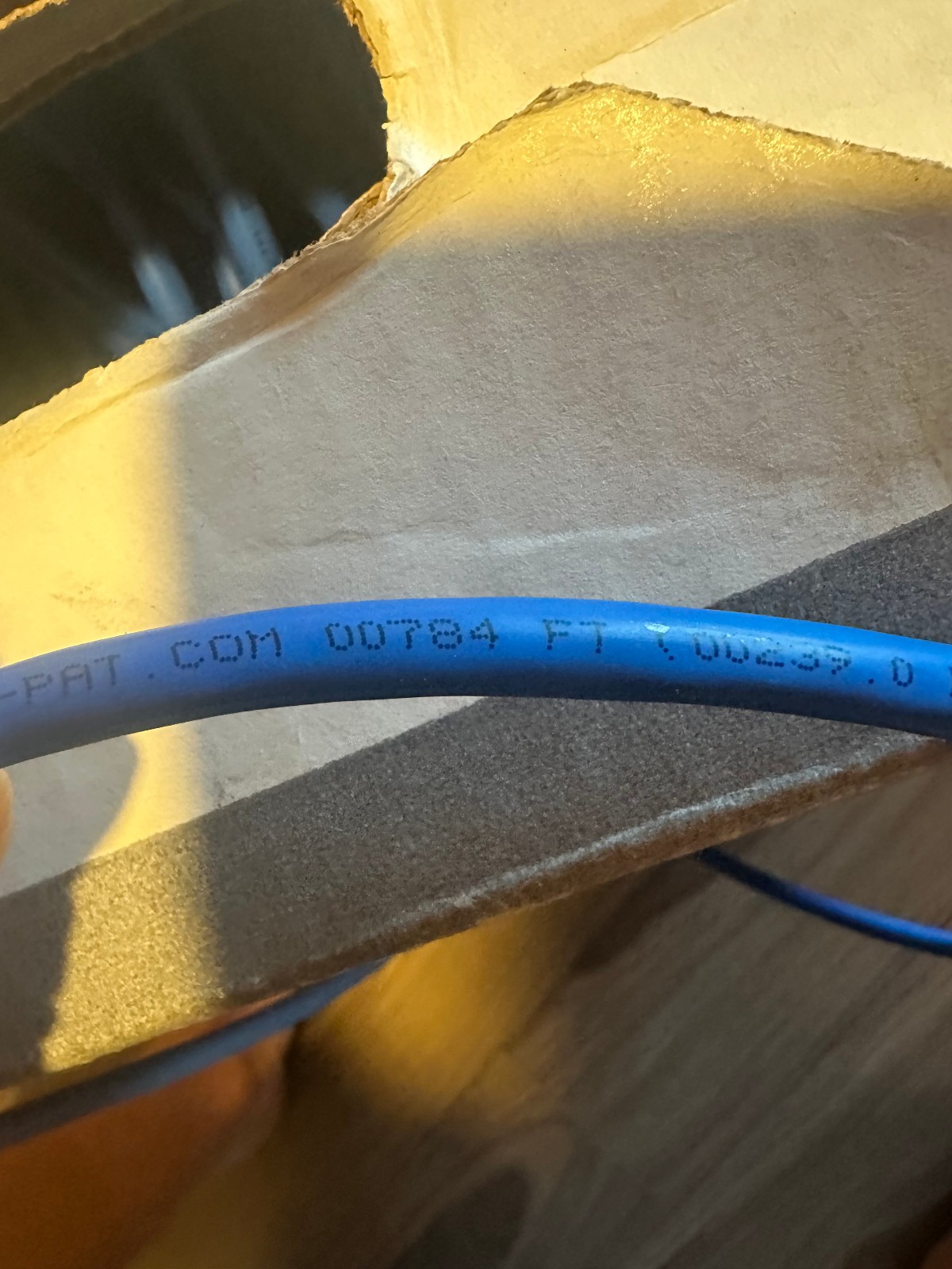 Commscope Systimax GigaSPEED X10D Cat6A U/UTP Plenum Network Cable blue /100ft