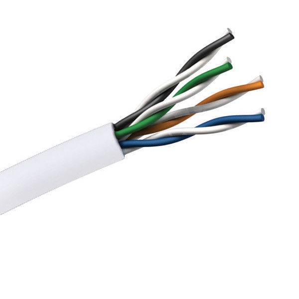 Lot of 5 CAT5e Plenum CMP 350MHz Ethernet Cable White 1000FT PURE COPPER