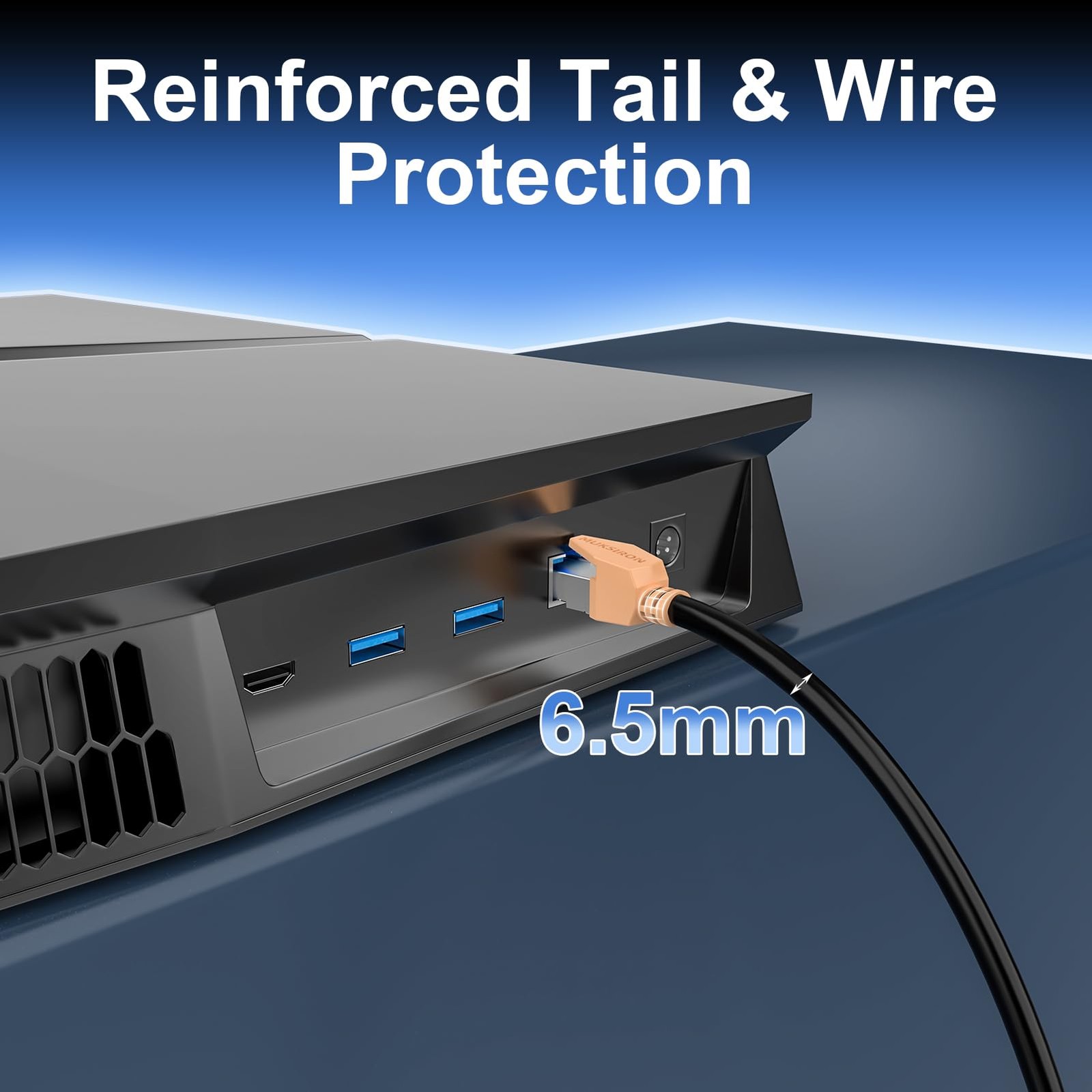 Cat 8 Ethernet Cable, High Speed, Shielded, Indoor/Outdoor, 25ft-200ft Options