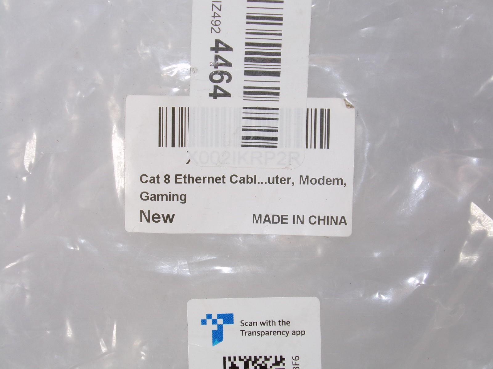 Cat 8 Ethernet Patch Cable, 40Gbps 2000MHz TIA/EIA-568-B, 26AWG (200ft)