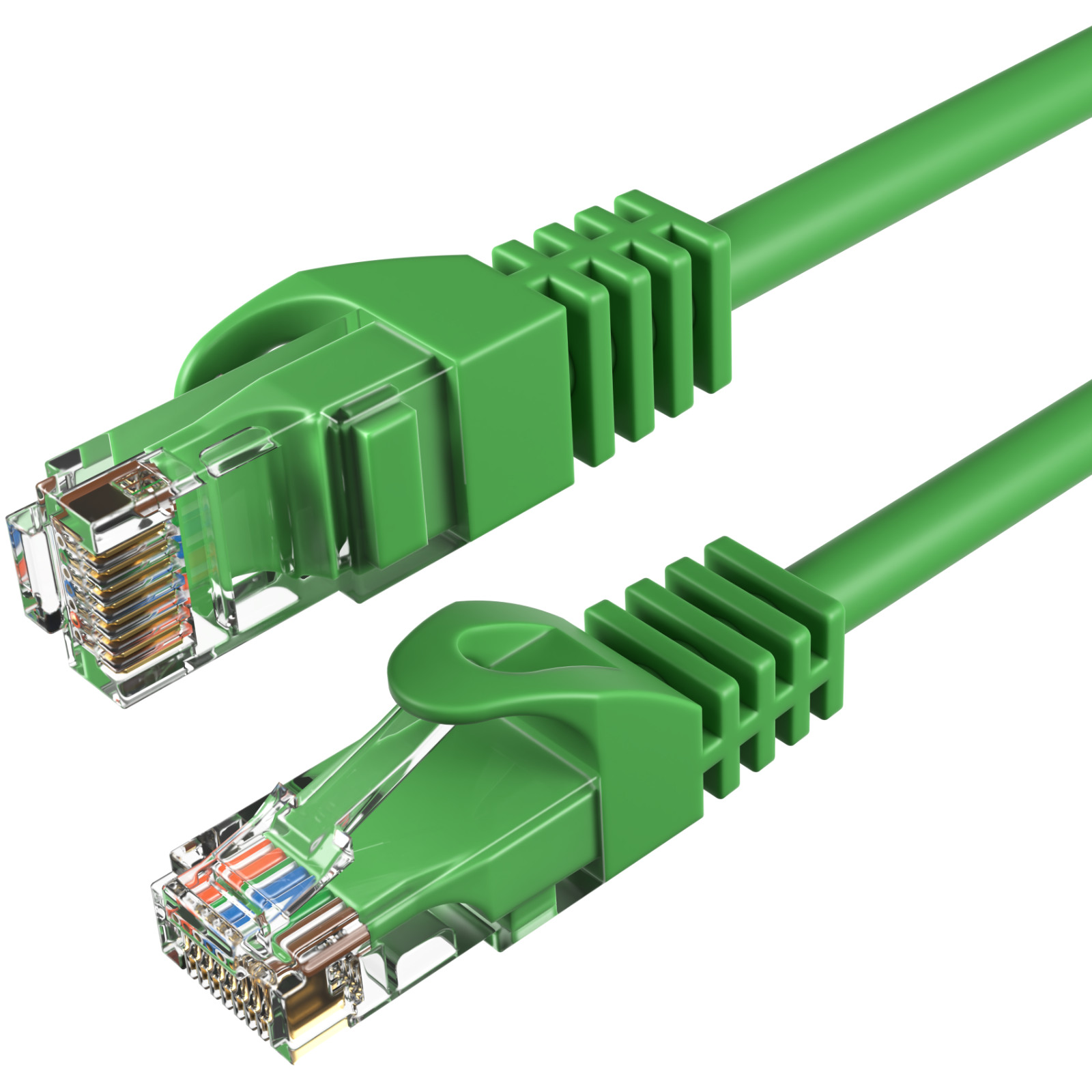 Cat6 Ethernet Patch Green Cable 3 5 10 20 50 100 200 LAN Router Network PS3 Lot