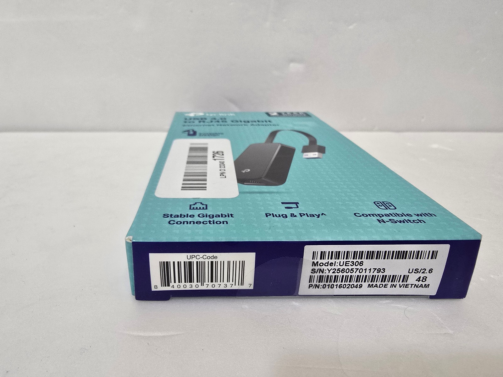 TP-Link USB 3.0 to RJ45 Gigabit Ethernet Network Adapter UE306 Nintendo Switch