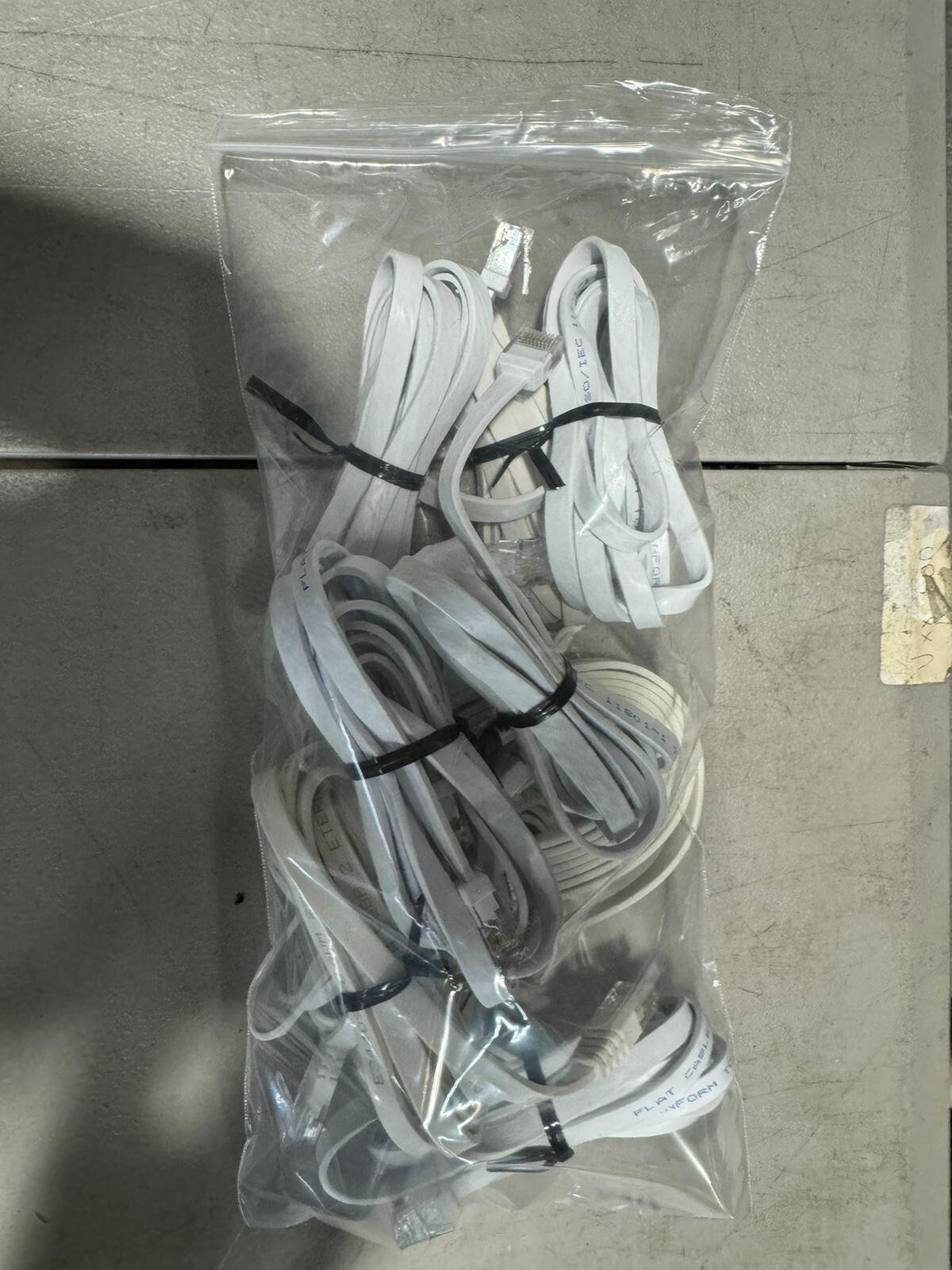 10 PACK!! OEM Google WiFi Router RJ45 Ethernet Network Flat Cable Cord White 6ft