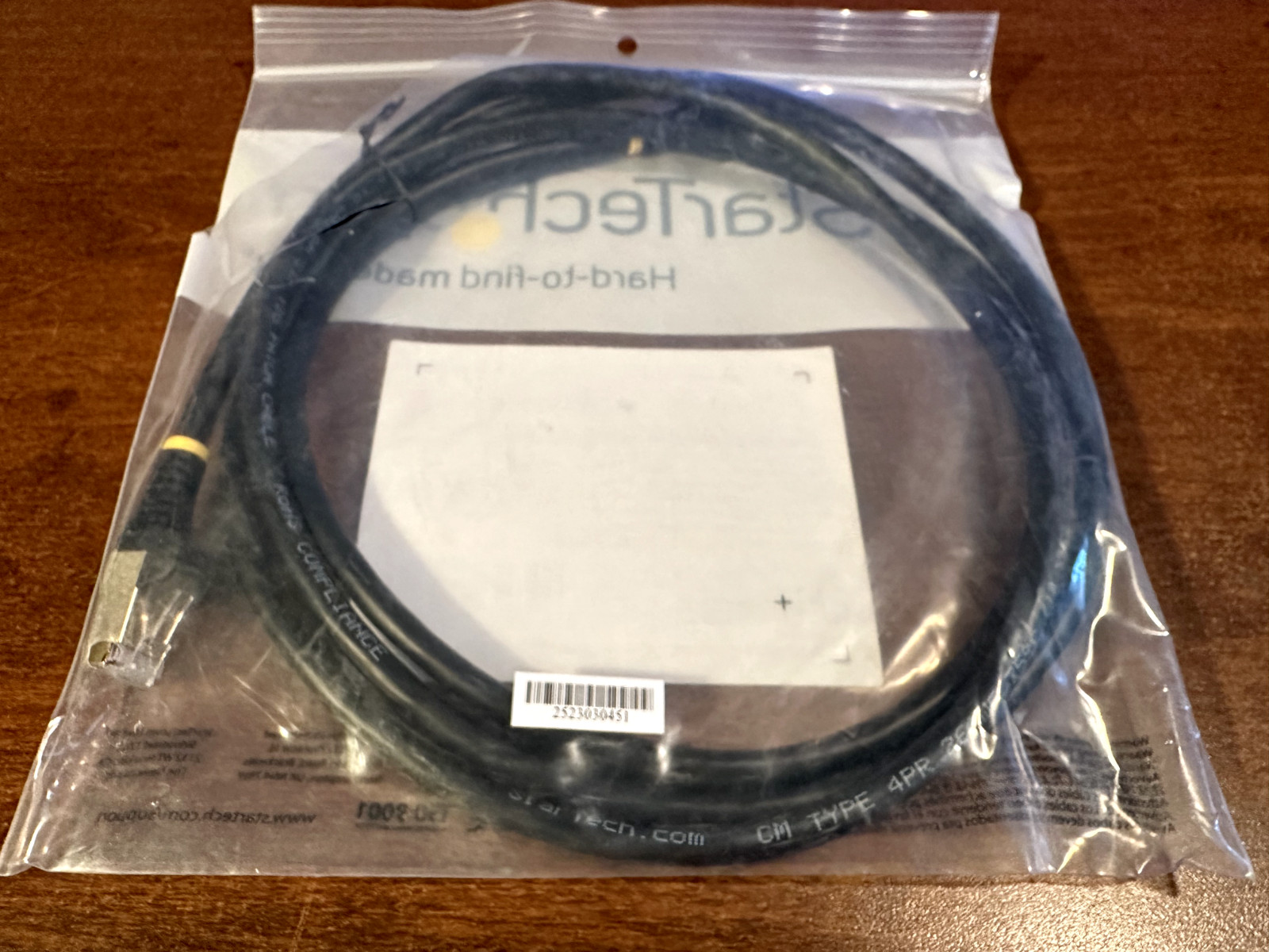 StarTech.com C6ASPAT6BK 6 ft. Cat 6A Black Shielded Network Ethernet Cable