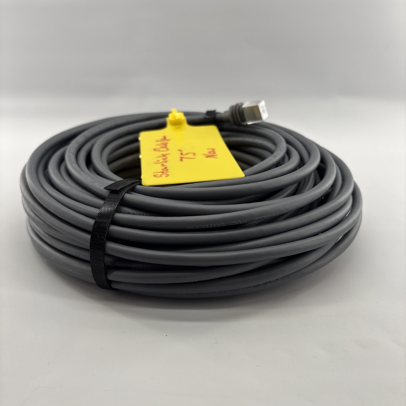 Starlink 75′ Cat 6 FTP Patch Cord 26AWG ISO/IEC 11801 TIA/EIA-568C.2 PVC Outdoor