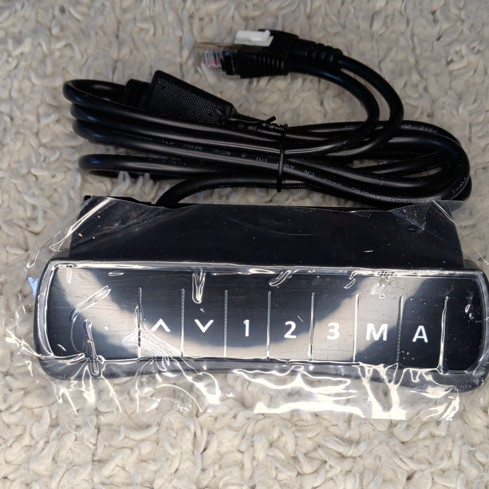 Flexispot Controller Black Ethernet Cable RJ-45 to 2-Pin Connector Unknown Part#