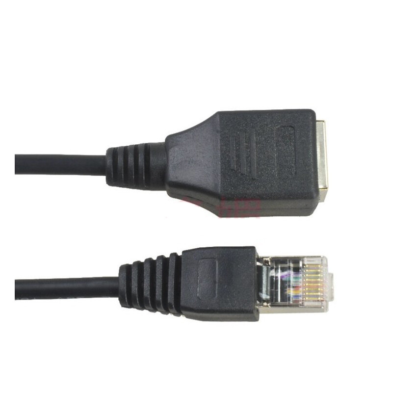 RJ45 Ethernet Extension Cable Male to Female Network Lead Cat5 With Panel Mount
