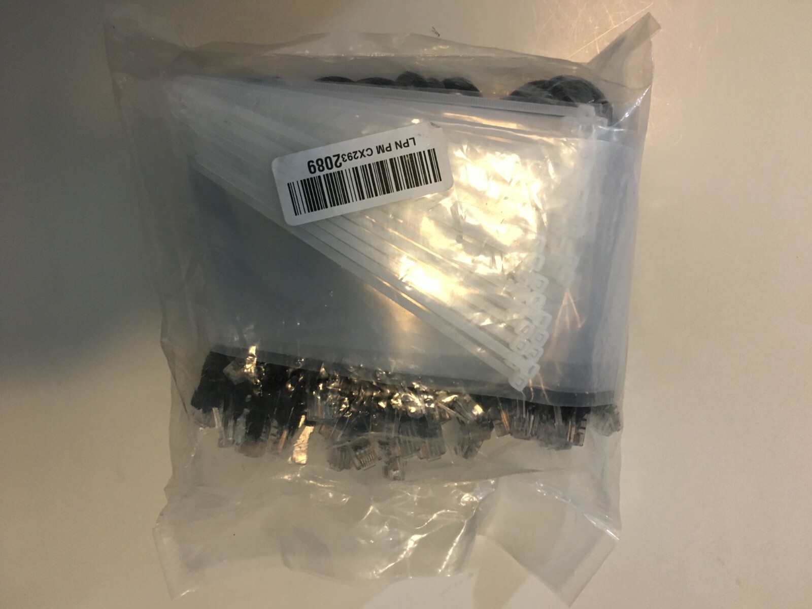 20 PACK CAT6 Ethernet Network Cable 1 ft (foot) Black