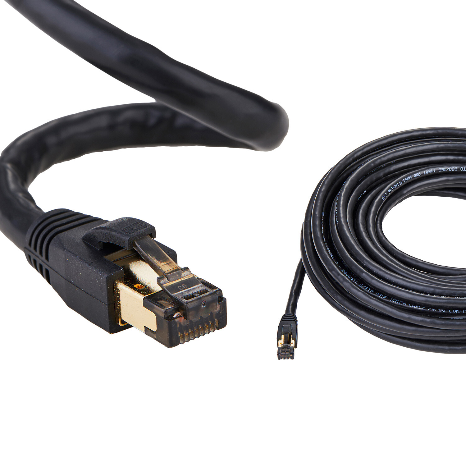 CAT8 RJ45 Ethernet Cable High Speed 40Gbps Network Shielded Copper Black lot