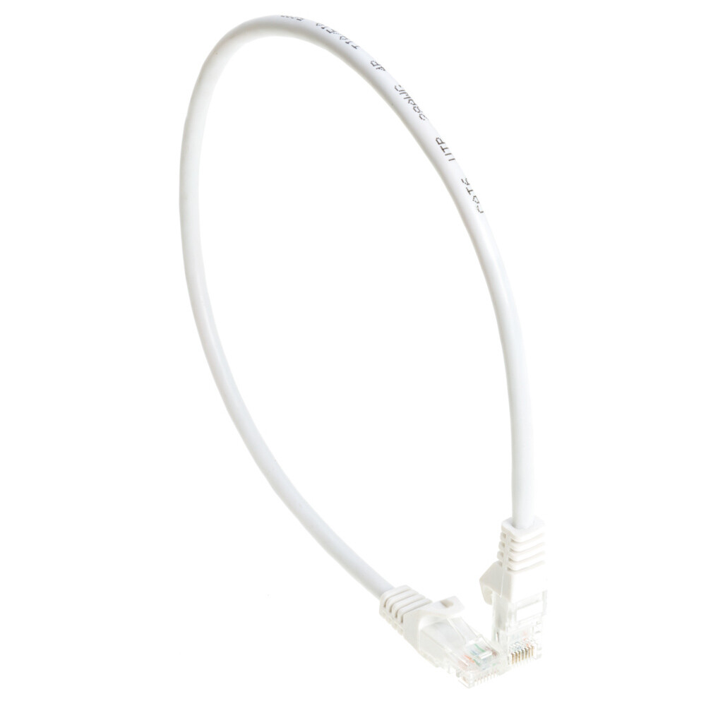 CAT5 Network Patch Cable RJ-45 Ethernet LAN Internet Cable White 1.5FT – 20FT