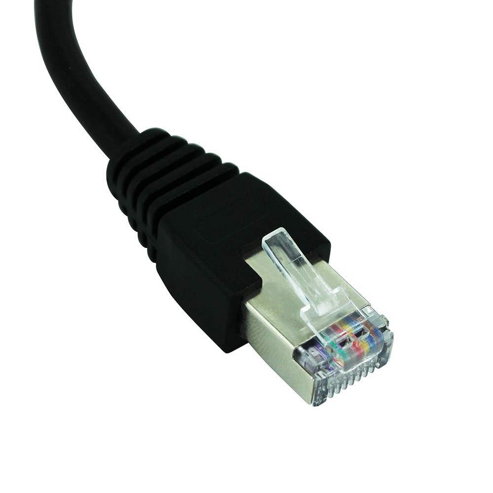 RJ45 Ethernet Splitter Cable 1 to 2 Way LAN Network Adapter Cat6 Cat5e Connector