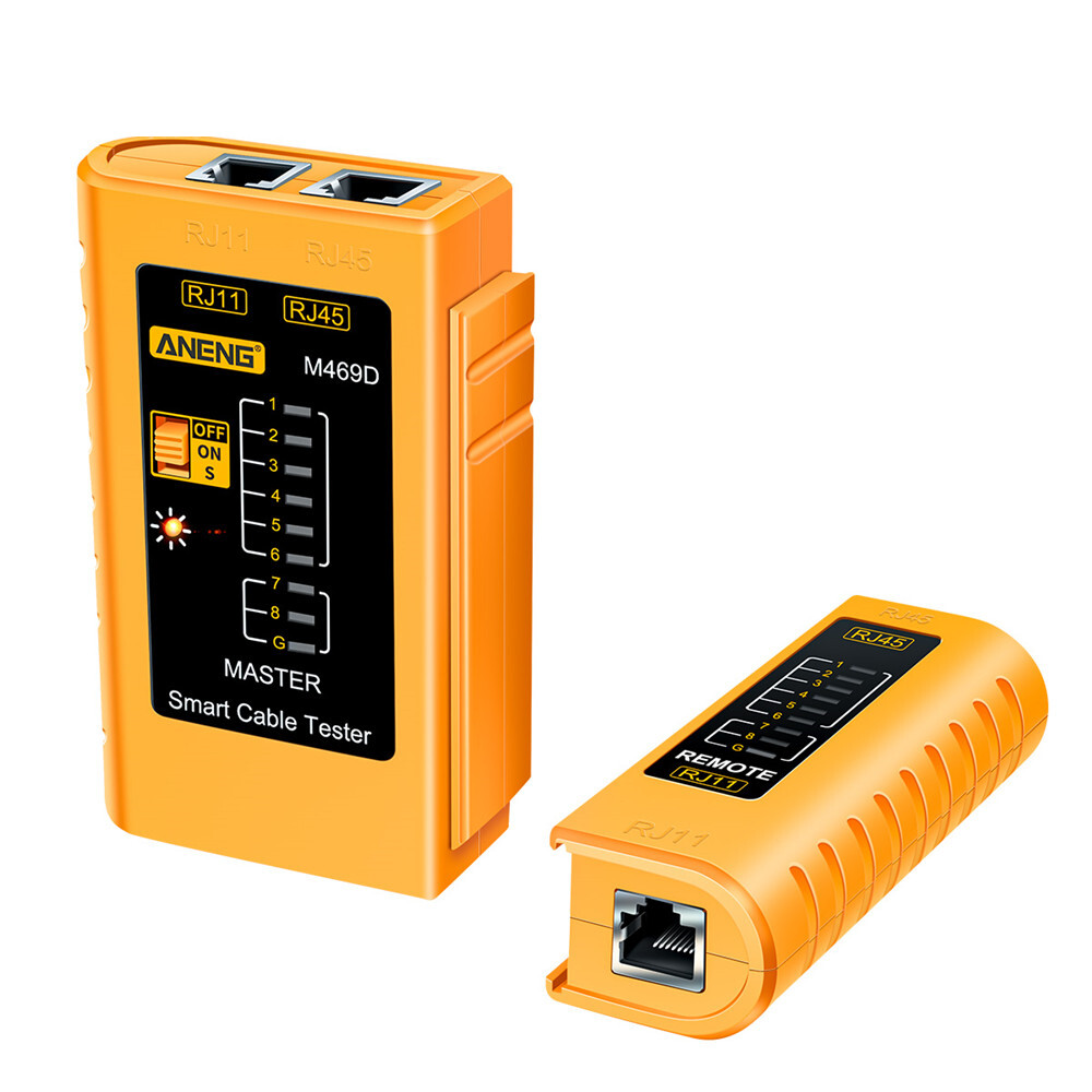 Networks Cable Tester Ethernet RJ45 RJ11 LAN Wire Telephone Cable Testing Tool