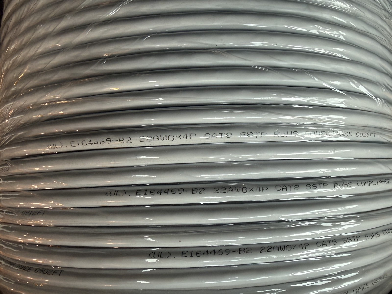 Monoprice Entegrade Cat 8 1000ft S/FTP Solid 22AWGx4P Ethernet Network Cable