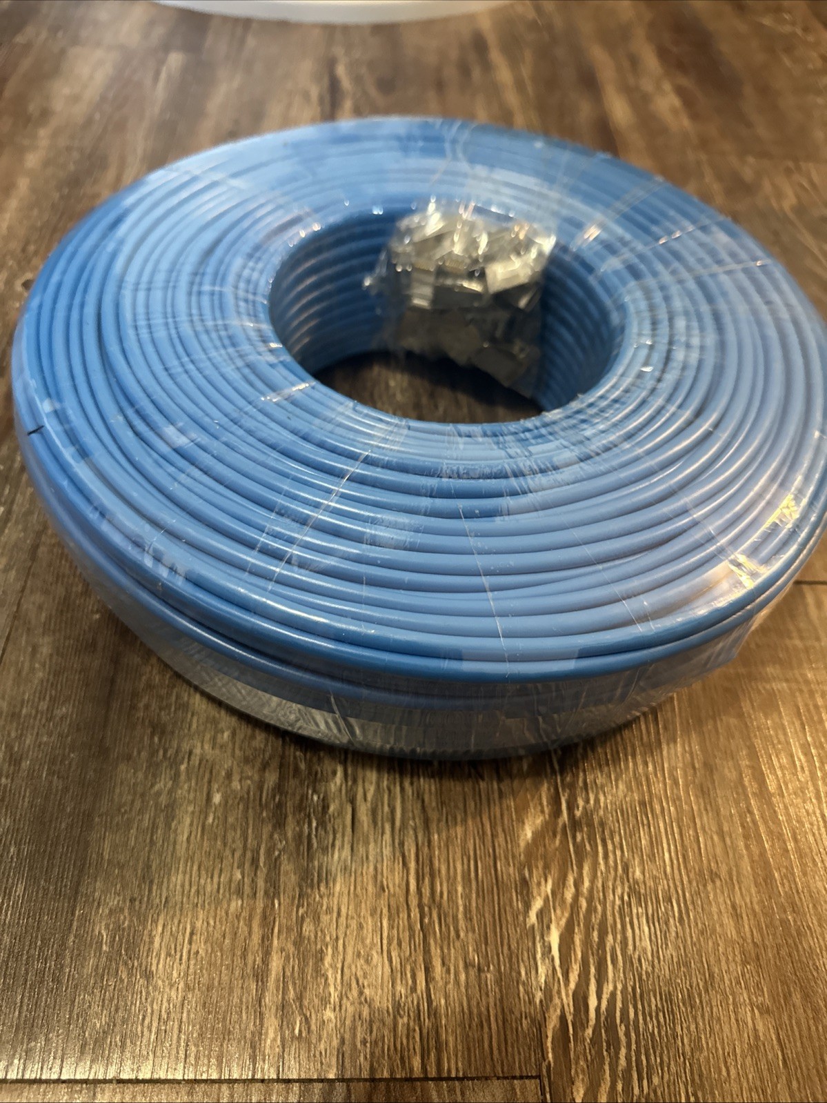 Cat 7 Outdoor Ethernet Cable 500ft (SFTP Triple Shielded Internet 500FT, Blue