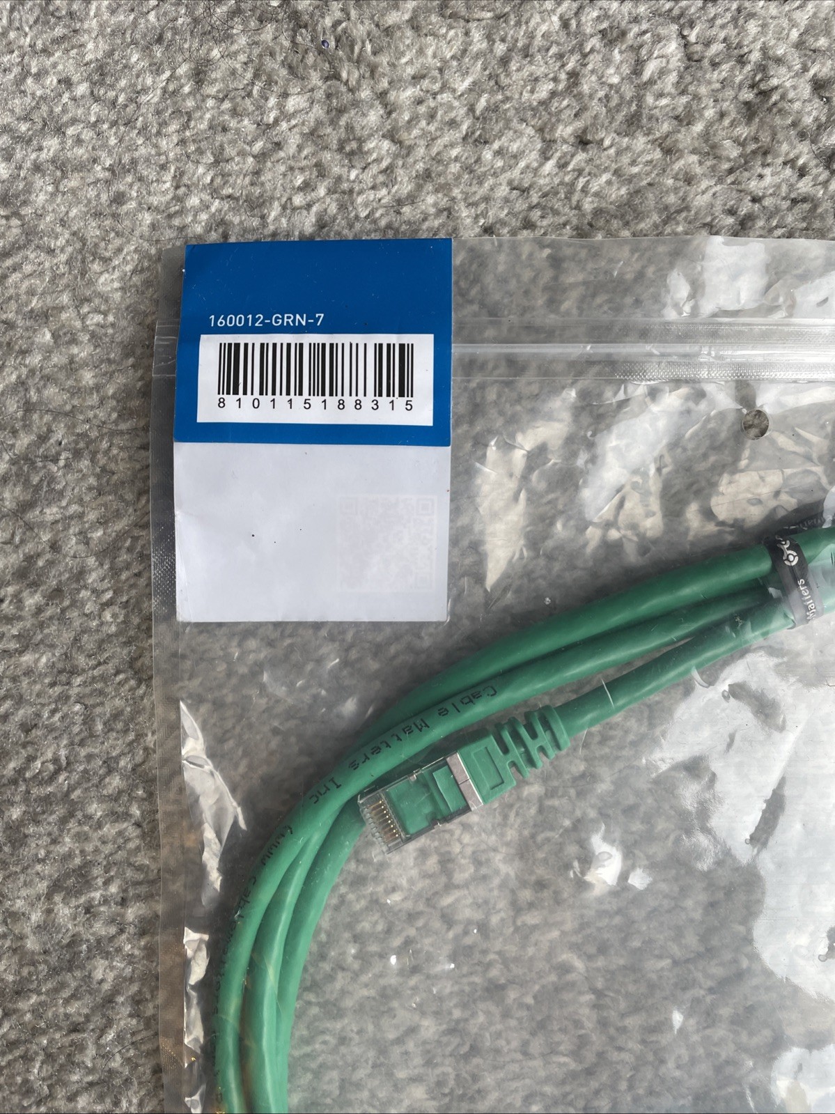 Cat 6A Shielded Ethernet Patch Cable 7 Ft